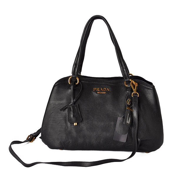 Cheap Borsa Prada in pelle in Black